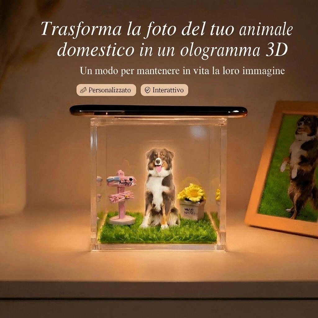 ZampaAI™ – Ricordo Olografico Personalizzato